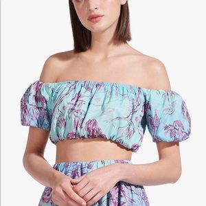 Staud Feather Tree Blue Ant Top